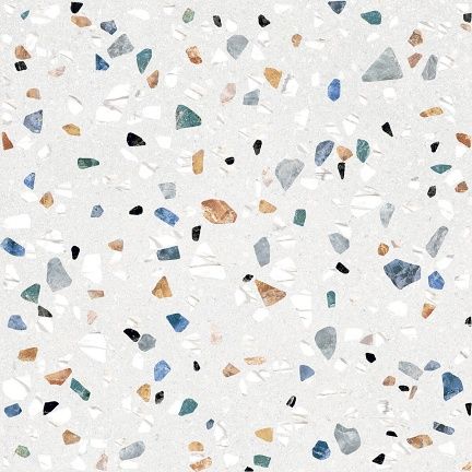 Tutti Frutti Terrazzo Patterned Porcelain Tiles - 200x200x9mm