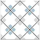 Picture of Wentworth Lattice Patterned Tiles