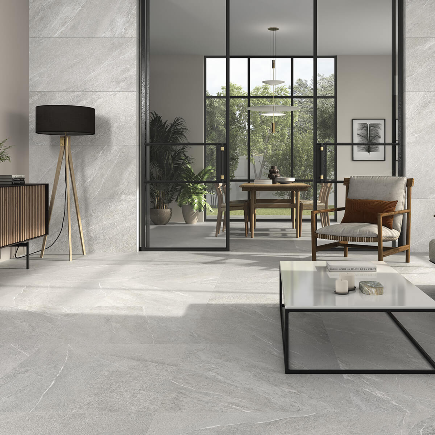 Montreal Ash Stone Effect Tiles 75x75cm StoneSuperstore