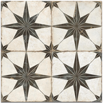 Picture of Rockstar Nero Patterned Tiles