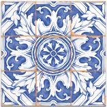 Picture of Formentera Blue Patterned Tiles