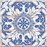 Picture of Formentera Blue Patterned Tiles