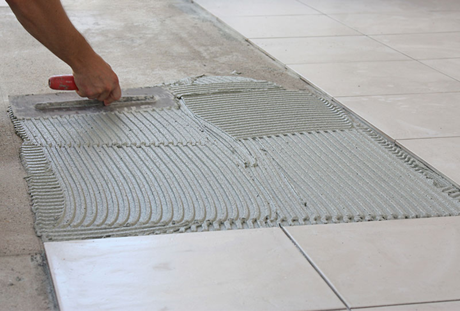 How to Lay Floor Tiles on Concrete