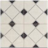 Picture of Trinity White Patterned Tiles