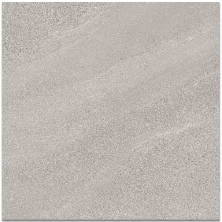 Everest Light Grey Stone Effect Porcelain Tiles 60x60cm StoneSuperstore