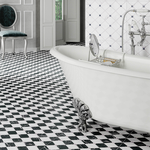 Picture of Pantheon Carrara Checkerboard Patterned Tiles