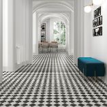 Picture of Pantheon Carrara Checkerboard Patterned Tiles