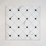Picture of Pantheon Carrara White Patterned Tiles