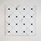 Picture of Pantheon Carrara White Patterned Tiles