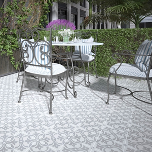 Picture of Avenue Grey Patterned Tiles