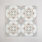 Picture of Flower Verde Patterned Tiles