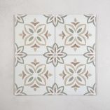 Picture of Flower Verde Patterned Tiles
