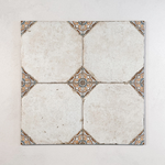 Picture of Porto Vintage Brown Patterned Tiles