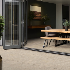 Picture of Savoie Beige Antiqued Outdoor Porcelain Paving Slab Tiles
