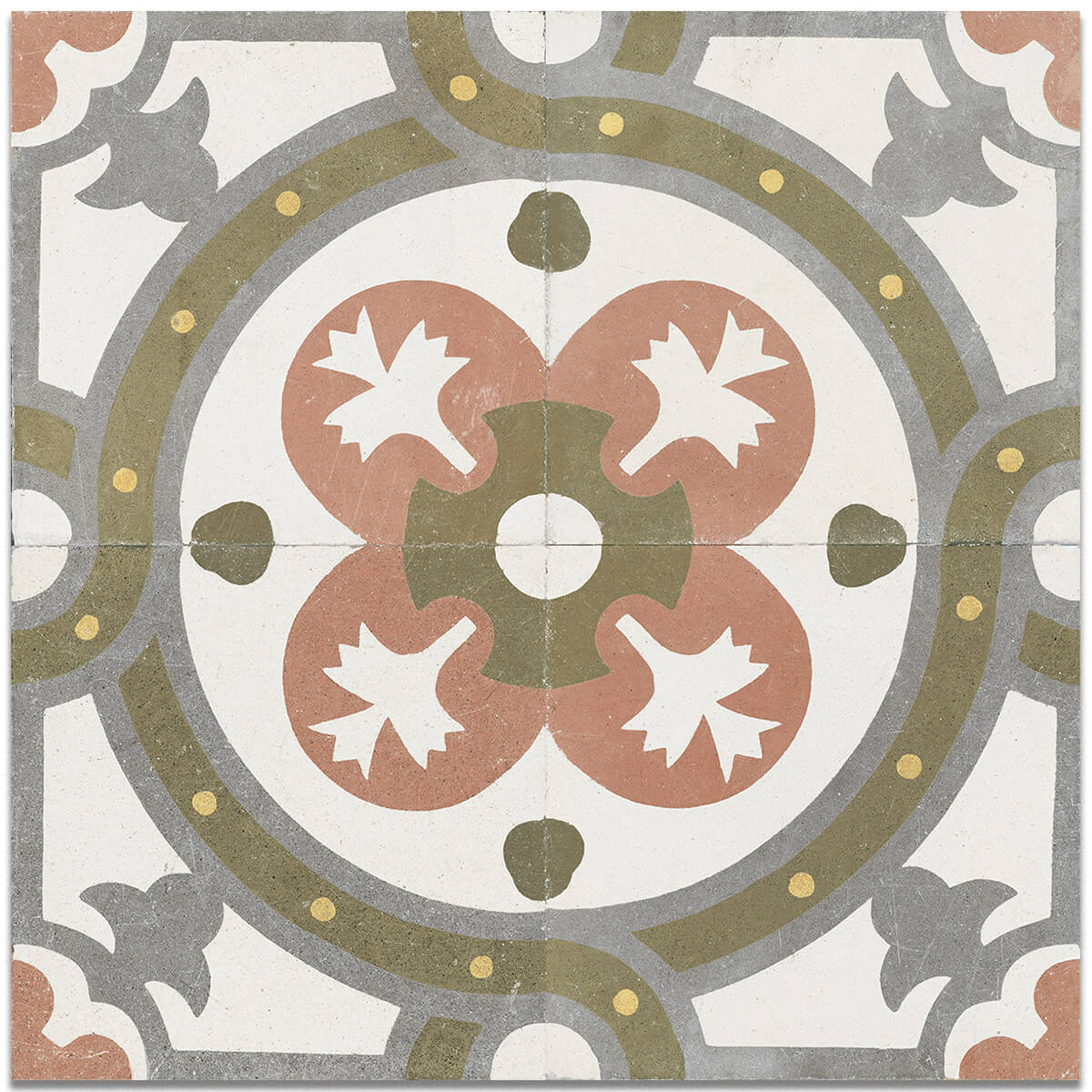 Shop Ammoudi Green Pattern Tiles Online StoneSuperstore