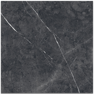 Picture of Firenza Nero Marquina Marble Effect Porcelain Tiles