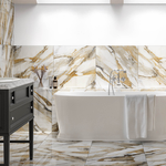 Picture of Aurora Gold Polished Porcelain Tiles