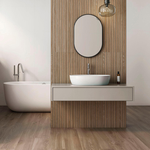 Picture of Nordic Honey Oak Slatted Porcelain Tiles