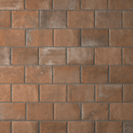 Picture of Tivoli Terracotta Porcelain Paving Cobbles