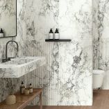 Picture of Merano White Fluted Matte Porcelain Tiles