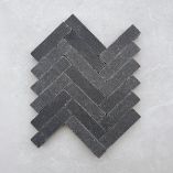 Picture of Faro Black Limestone Cobbles - Honed & Tumbled