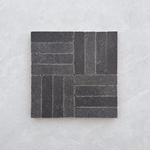 Picture of Faro Black Limestone Cobbles - Honed & Tumbled