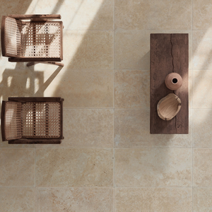 Picture of Travertine Light Antique Effect Porcelain 1005x500x9mm - 8.5 SQM Job Lot