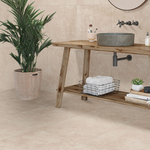 Picture of Arles Beige Stone Effect Porcelain Tiles