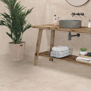 Picture of Arles Beige Stone Effect Porcelain Tiles