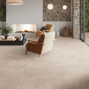 Picture of Arles Beige Stone Effect Porcelain Tiles