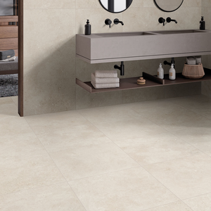 Picture of Arles White Stone Effect Porcelain Tiles