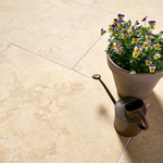 Picture of Monaco Tumbled Limestone Outdoor Paving Slabs
