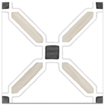 Picture of Wentworth Cross Porcelain 123x123x8.7mm - 7.2 SQM Job Lot