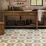 Picture of Delphine Mustard Patterned Tiles