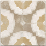 Picture of Delphine Mustard Patterned Tiles