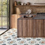 Picture of Delphine Blue Patterned Tiles