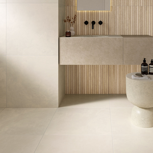 Picture of Serenity Ivory Microcement Effect Porcelain Tiles