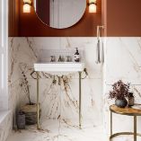 Picture of Sorrento Oro Matte Marble Effect Porcelain Tiles 