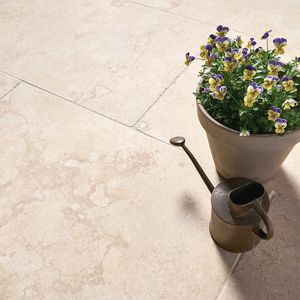Picture of Monaco Tumbled Limestone Outdoor Paving Slabs
