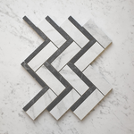 Picture of Palazzo Herringbone Mosaic Porcelain Tiles