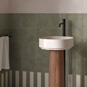 Picture of Strata Green Terrazzo Effect Porcelain Tiles 