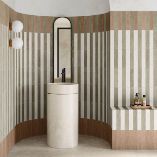 Picture of Solace White Terrazzo Effect Brick Tiles