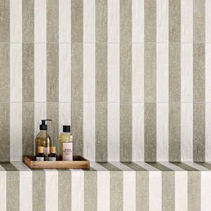 Picture of Solace Green Terrazzo Effect Brick Tiles