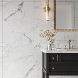 Picture of Chiara White Statuario Marble Effect Porcelain Tiles