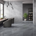 Picture of Bardiglio Grey Polished Porcelain Tiles 600x1200x9.5mm - 23.7 SQM Job Lot