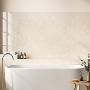 Picture of Pietra Beige Polished Marble Effect Porcelain Tiles