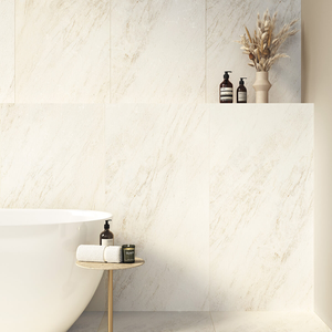 Picture of Odyssey Pearl White Matte Marble Effect Porcelain Tiles