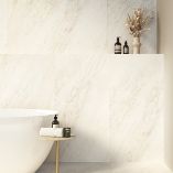 Picture of Odyssey Pearl White Matte Marble Effect Porcelain Tiles