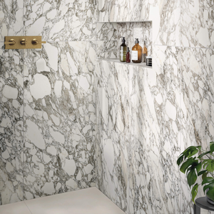 Picture of Lucia Arabescato Marble Effect Porcelain Tiles