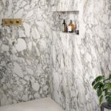 Picture of Lucia Arabescato Marble Effect Porcelain Tiles
